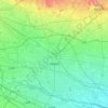 Isesaki topographic map, elevation, terrain