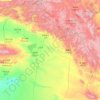 Altay Prefecture topographic map, elevation, terrain