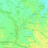 Kresek topographic map, elevation, terrain