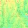 Sassandra-Marahoué topographic map, elevation, terrain