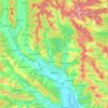 Motru topographic map, elevation, terrain