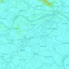 Gia Bình District topographic map, elevation, terrain