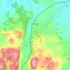 Parattah topographic map, elevation, terrain