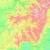 Senqu Local Municipality topographic map, elevation, terrain