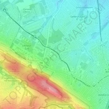 33615 topographic map, elevation, terrain