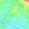 Paliano topographic map, elevation, terrain