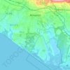 Almancil topographic map, elevation, terrain