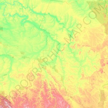 Tayshetsky Rayon topographic map, elevation, terrain