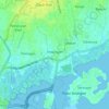 Pedungan topographic map, elevation, terrain