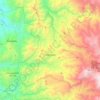 Aranzazu topographic map, elevation, terrain