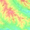 Jhargram topographic map, elevation, terrain
