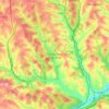 South Park Township topographic map, elevation, terrain