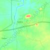 Karera topographic map, elevation, terrain
