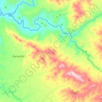 2e Bois de Lance topographic map, elevation, terrain