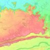 Hanumana Tahsil topographic map, elevation, terrain