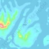 Mbanika topographic map, elevation, terrain