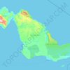 Pulau Biak topographic map, elevation, terrain