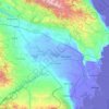 Aran Economic Region topographic map, elevation, terrain