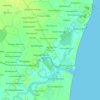 Muthukur topographic map, elevation, terrain