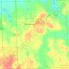 Metamora Township topographic map, elevation, terrain