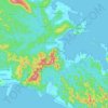 Teluk Dalam topographic map, elevation, terrain