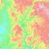 Chínipas topographic map, elevation, terrain