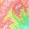 Puerres topographic map, elevation, terrain