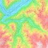 Dranse topographic map, elevation, terrain
