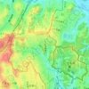 Midoriyama topographic map, elevation, terrain