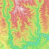 Walhalla topographic map, elevation, terrain