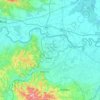 Posavina Canton topographic map, elevation, terrain