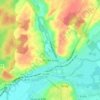 Arc-lès-Gray topographic map, elevation, terrain