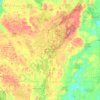 Kettle Moraine State Forest topographic map, elevation, terrain