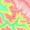 Huancaspata topographic map, elevation, terrain