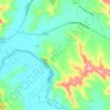 Cathkin topographic map, elevation, terrain