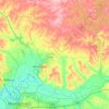 Elmore County topographic map, elevation, terrain