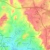 Beoley CP topographic map, elevation, terrain