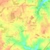 Bracon Ash topographic map, elevation, terrain
