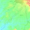 Karshi topographic map, elevation, terrain
