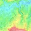 Stanton Drew topographic map, elevation, terrain