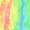 Town of Marlborough topographic map, elevation, terrain