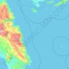 Municipality of Spetses topographic map, elevation, terrain