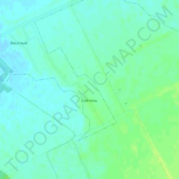 Seyatel topographic map, elevation, terrain