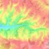 Preures topographic map, elevation, terrain