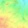 Katoria topographic map, elevation, terrain