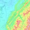 Wokha topographic map, elevation, terrain