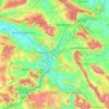 Landkreis Hameln-Pyrmont topographic map, elevation, terrain