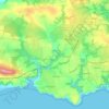 Ilston topographic map, elevation, terrain