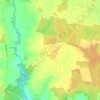 Gramzow topographic map, elevation, terrain