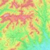 Naturpark Almenland topographic map, elevation, terrain